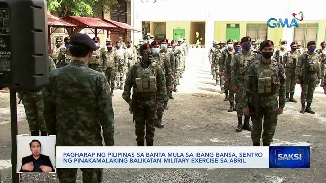 Pagharap ng Pilipinas sa banta mula sa ibang bansa, sentro ng pinakamalaking Balikatan Military Exercise sa Abril | Saksi