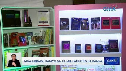 Mga library, itatayo sa 13 jail facilities sa bansa | Saksi