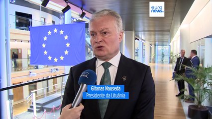 Presidente da Lituânia critica papel da China na guerra na Ucrânia