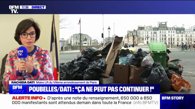 Ça ne peut pas continuer comme ça : le coup de gueule de Rachida Dati sur les déchets à Paris