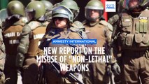 'My Eye Exploded': New Amnesty International report on use of 'non-lethal weapons'