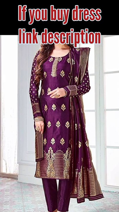 Elina fashion Indian Pakistani Women's Readymade Dress| Banarasi Art Silk Woven | Salwar Kameez Silk Dupatta Stitched Suit  2023