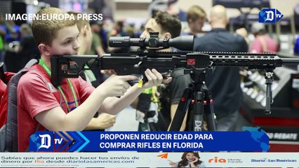 Proponen reducir edad para comprar rifles en Florida | El Diario en 90 segundos
