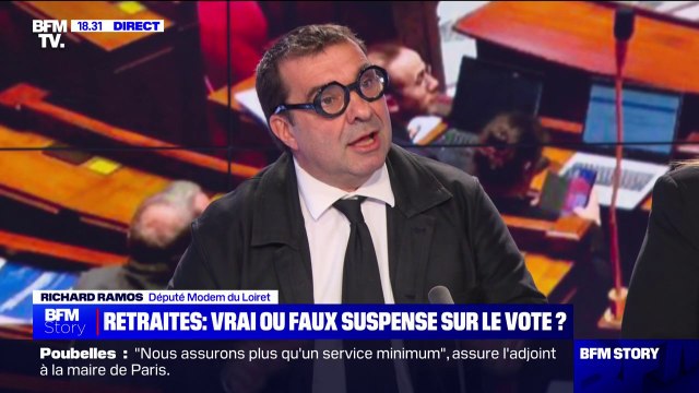 À l'heure qu'il est, je n'ai pas changé d'avis : la mise au point du député Richard Ramos à propos de son vote sur la réforme des retraites
