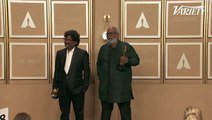 'Naatu Naatu' Composer and Lyricist M.M. Keeravaani and Chandrabose - Full Backstage Pressroom Speech