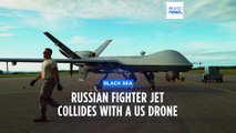 BREAKING: Russian jet collides with US drone over the Black Sea