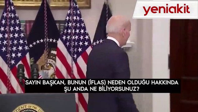 ABD Başkanı Biden, soruyu duyunca sessizce sıvıştı