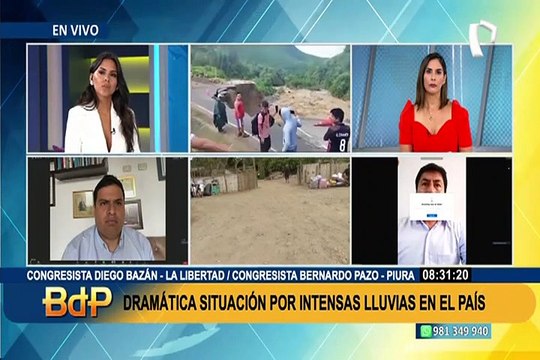 José Pazo: Hay 10.000 afectados, 6 fallecidos y 28 centros de salud con daños en Piura
