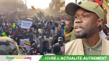 Folle ambiance  du passage d'Ousmane Sonko aux Parcelles Assainies