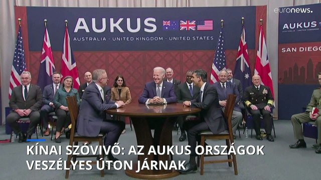 Kínai szóvivő: „Az AUKUS országok veszélyes úton járnak”