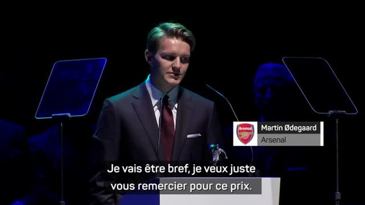 London Football Awards - Ødegaard  : "Partager ce trophée avec toute l'équipe"