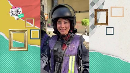 Mujer policía se hace viral en la marcha del 8M