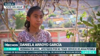 Sin agua, con sus niños yendo por ella al río y en burro  | Así viven miles de personas en Puebla