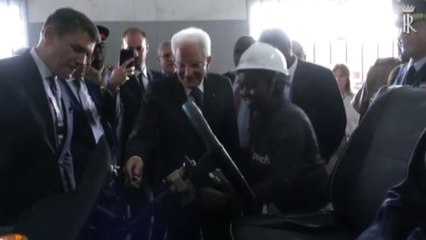 Mattarella visita una scuola di formazione di AVSI in Kenya