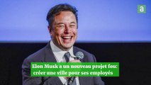 Elon Musk a un nouveau projet fou: créer une ville pour ses employés