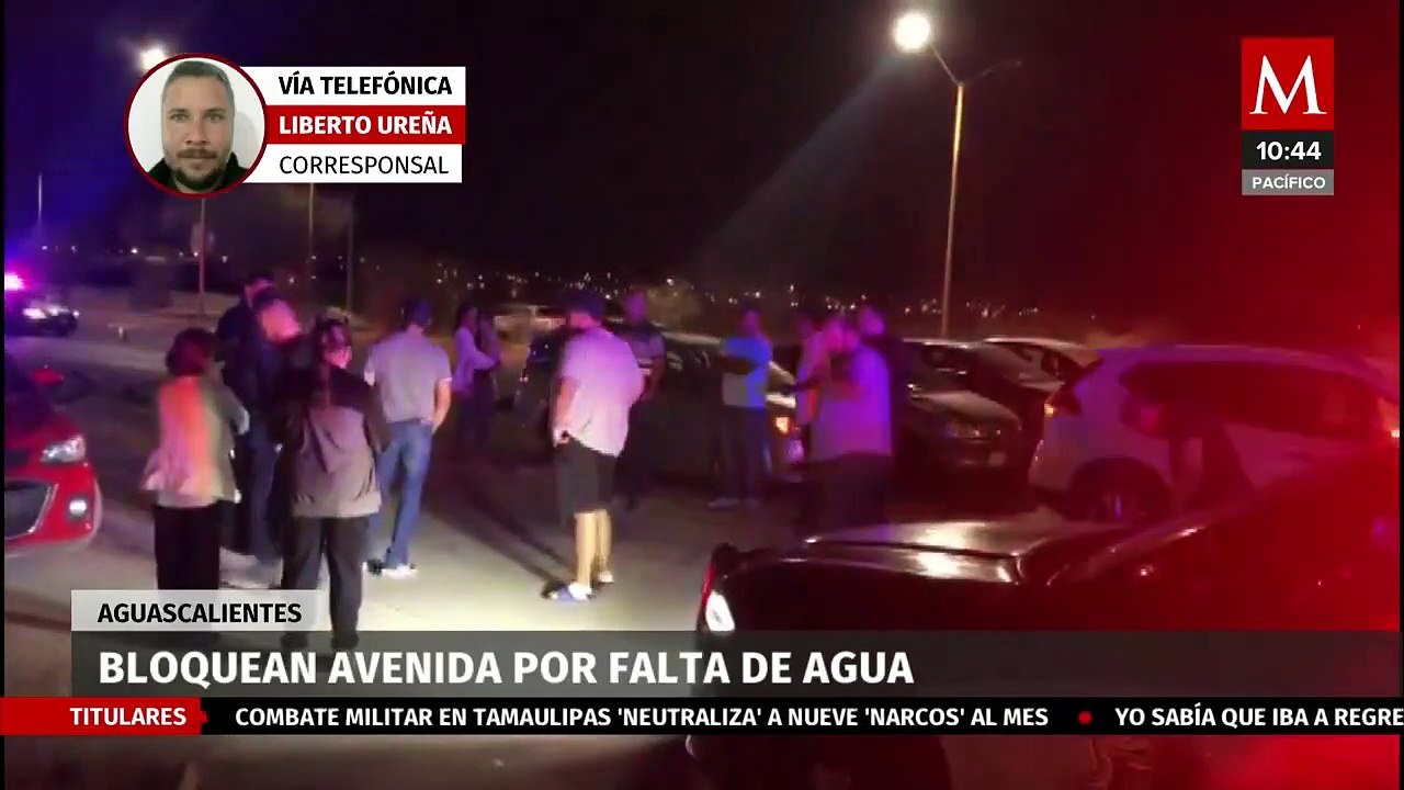 Habitantes de Aguascalientes bloquean avenida Siglo XXI por falta de agua