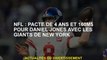 NFL: 40 millions de pactes de 40 millions de dollars pour Daniel Jones avec les géants de New York