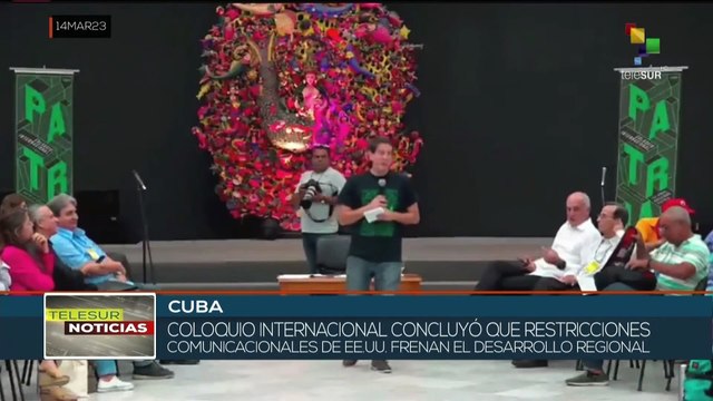 teleSUR Noticias 15:30 14-3: Coloquio internacional en Cuba rechazó la coerción comunicacional de EE.UU.