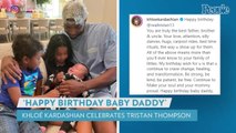Khloé Kardashian Shares First Photos of Tristan Thompson with Both Kids in Birthday Tribute