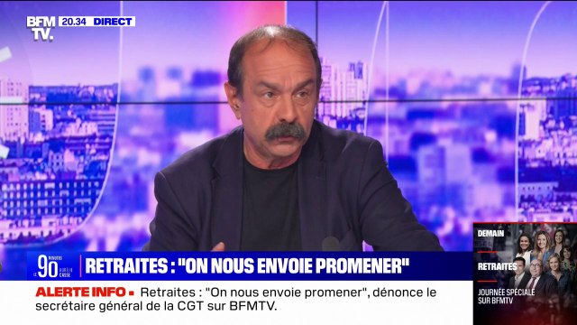 Philippe Martinez (CGT) à propos de la 8ème journée de mobilisation: Demain, il faut encore du monde