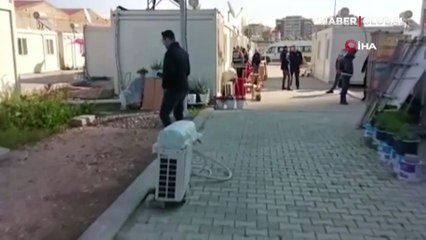 İzmir depremi sonrası kurulan konteyner kent tahliye edildi