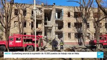 Ucrania: misil de origen ruso impactó un edificio residencial en Kramatorsk