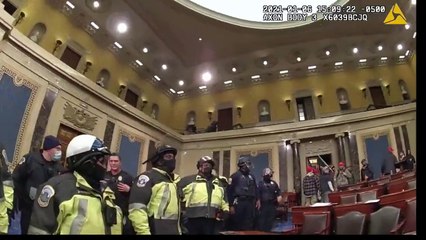 Body cam footage emerges from inside the senate chamber, rebuking the narrative created by the J6 committee