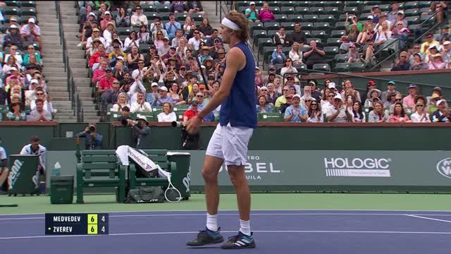 Indian Wells - Medvedev vient à bout de Zverev