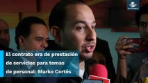 Marko Cortés reconoce contrato del PAN con empresa de García Luna