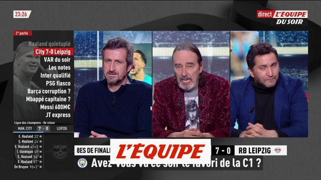 Manchester City étrille Leipzig et rejoint les quarts de finale - Foot - C1