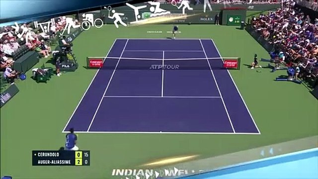 [스포츠영상] 서브 놓치고 얼굴 다치고…체면 구긴 오제알리아심