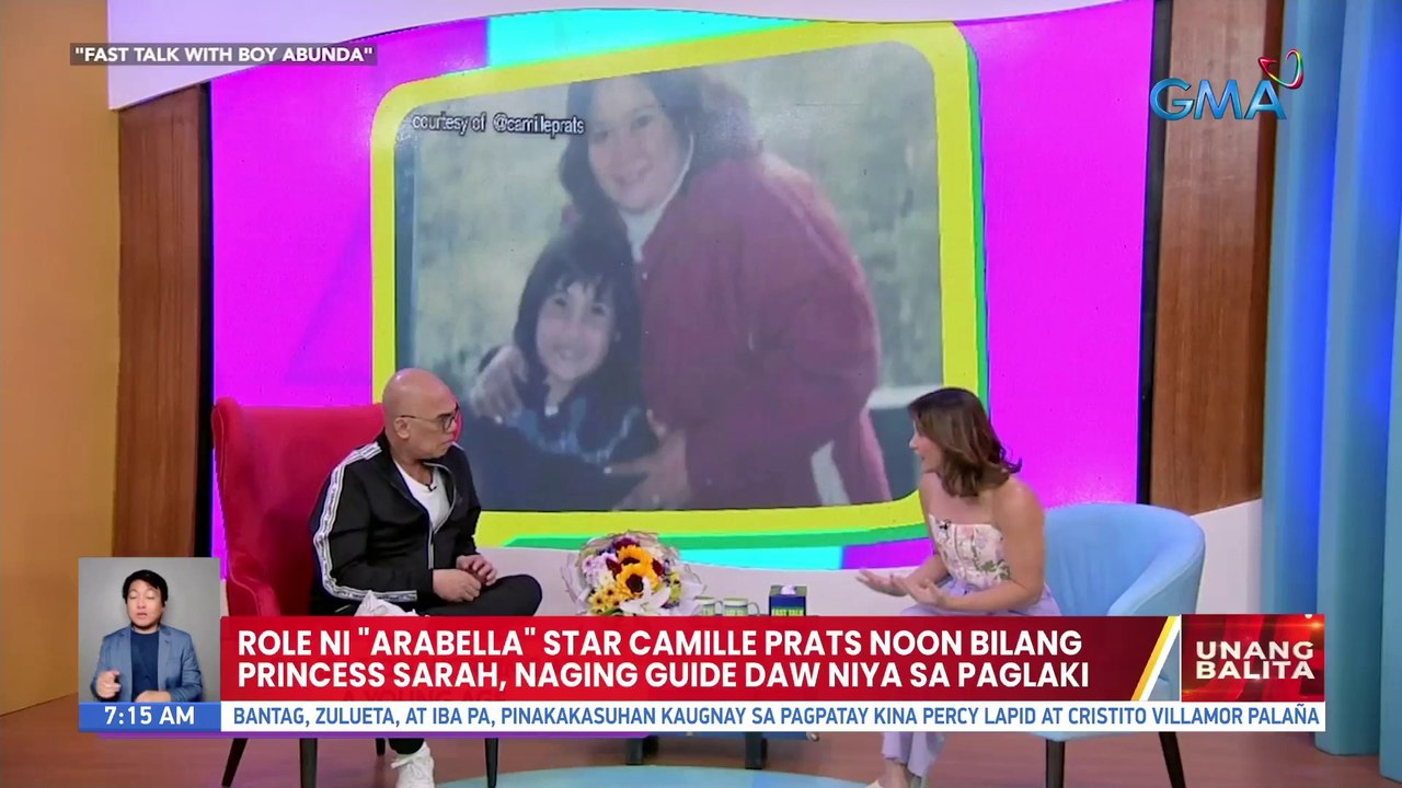 Role ni "Arabella" star Camille Prats noong bilang Princess Sarah, naging guide daw niya sa paglaki | UB