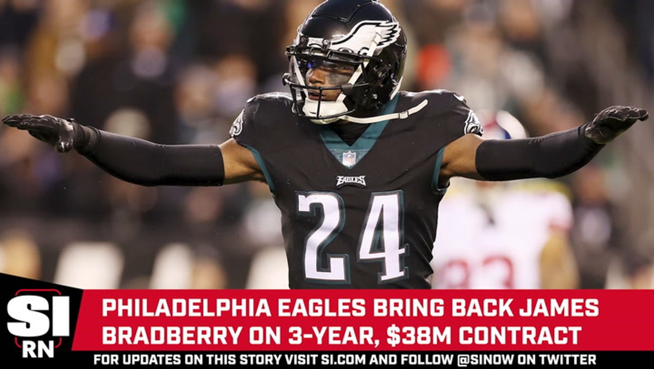 Eagles Re-Sign CB James Bradberry to Three-Year, $38 Million Deal