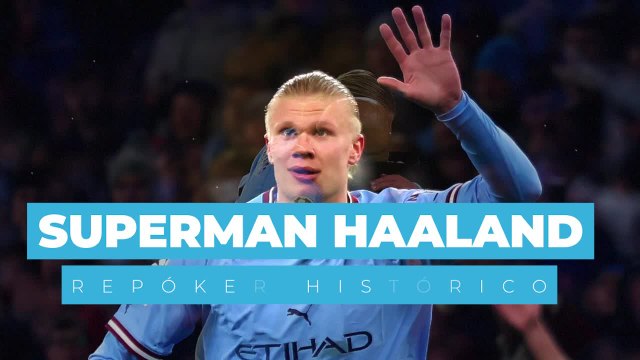Superman Haaland: los increíbles datos de un repóker histórico
