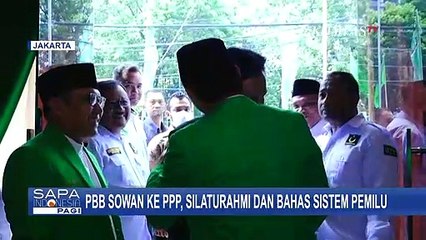PBB Sowan ke Kantor DPP PPP, Sebut Agendanya Silaturahmi & Bahas Sistem Pemilu