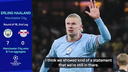 City made 'a statement' - Haaland reflects on five-goal performance