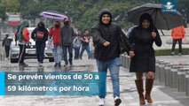 Activan alerta amarilla por lluvias, caída de granizo y rachas de viento