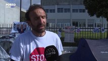 STOP participou em vigília de professores junto a escola na Póvoa de Varzim