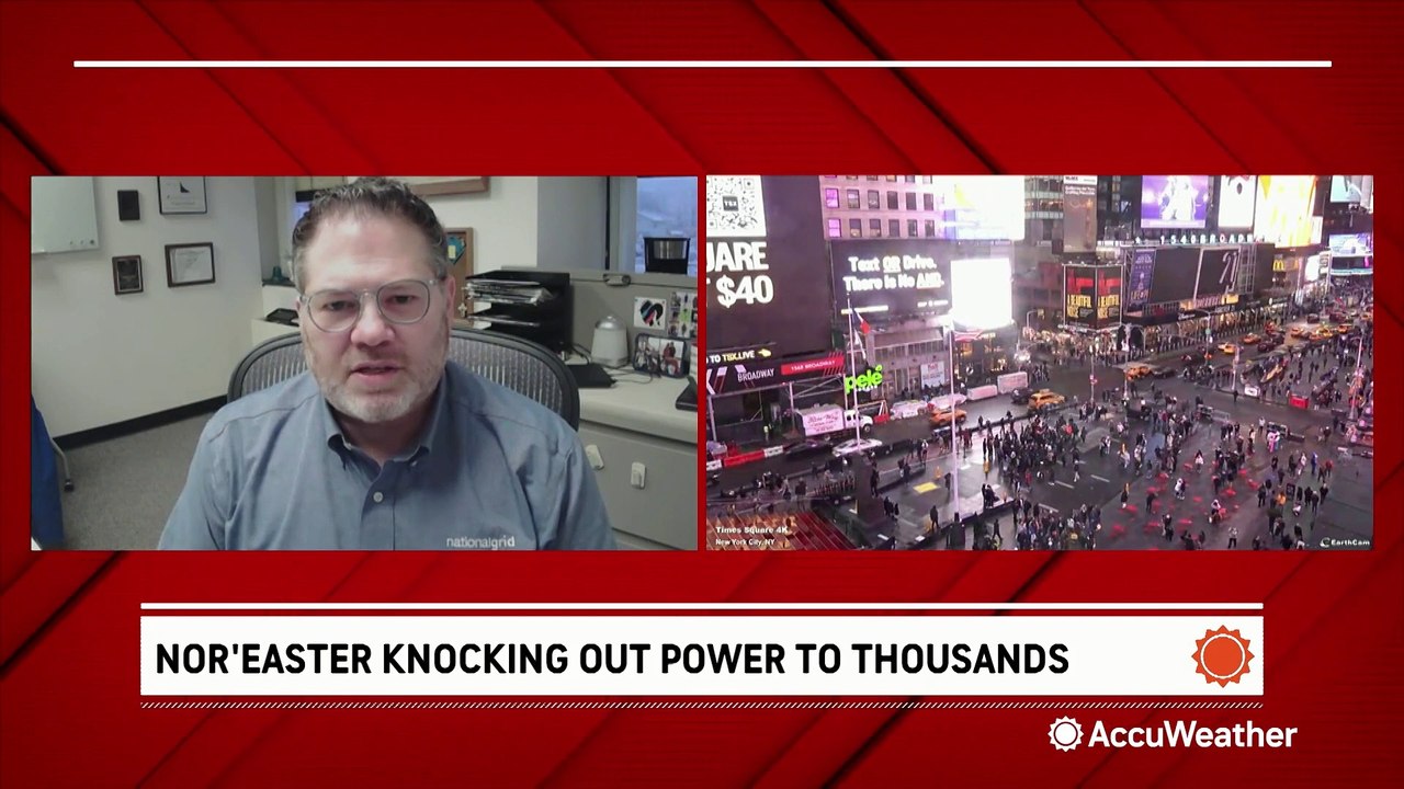 Extensive power outages affect most of the Northeast