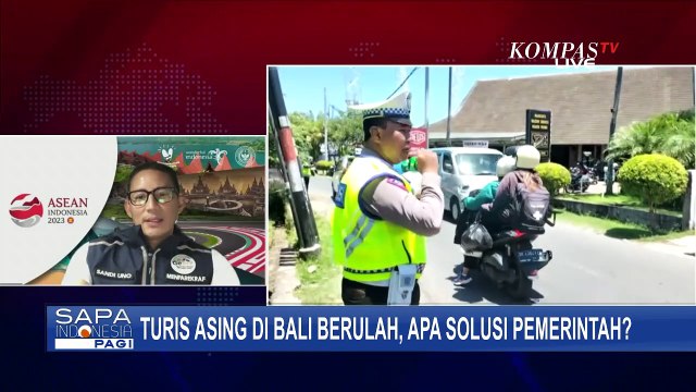 Soal Kasus WNA di Bali, Menteri PAREKRAF Sandiaga Uno: Terbuka untuk Turis, Tapi Tetap Sesuai Hukum