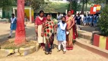 Girls wins heart for writing Matric exam for divyang girl in Nabarangpur
