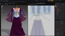 【MD 進階_連衣裙】35 古典長裙5