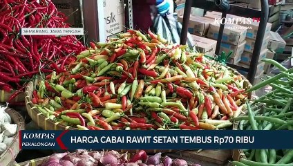 Dampak Hujan Harga Cabai dan Sayuran di Pasar Naik