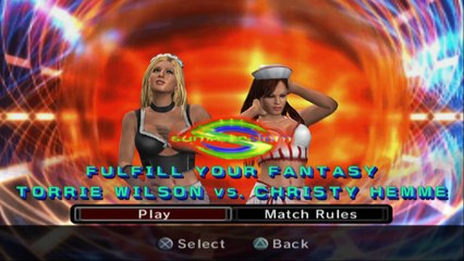 WWE SmackDown vs. Raw 2006 Torrie Wilson vs Christy Hemme