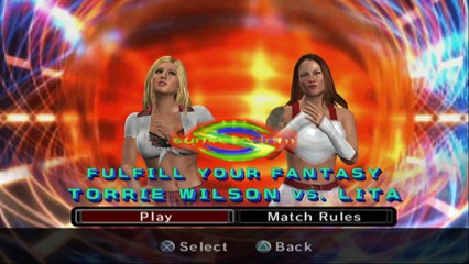 WWE SmackDown vs. Raw 2006 Torrie Wilson vs Lita