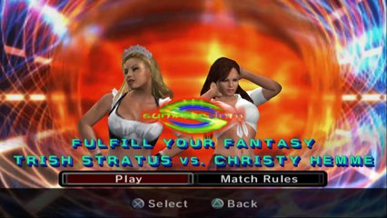 WWE SmackDown vs. Raw 2006 Trish Stratus vs Christy Hemme