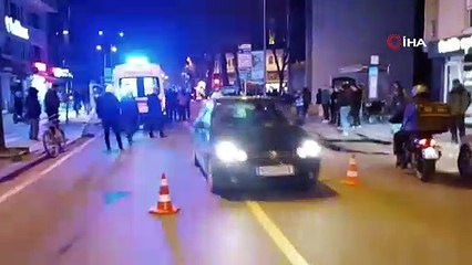 Motosiklet ile arazi aracı çarpıştı: 1 yaralı