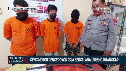 Download Video: Geng Motor Pengeroyok Pria Bercelana Loreng Ditangkap!