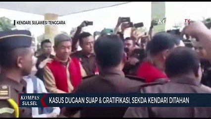 Kasus Dugaan Suap dan Gratifikasi, Sekda Kendari Ditahan
