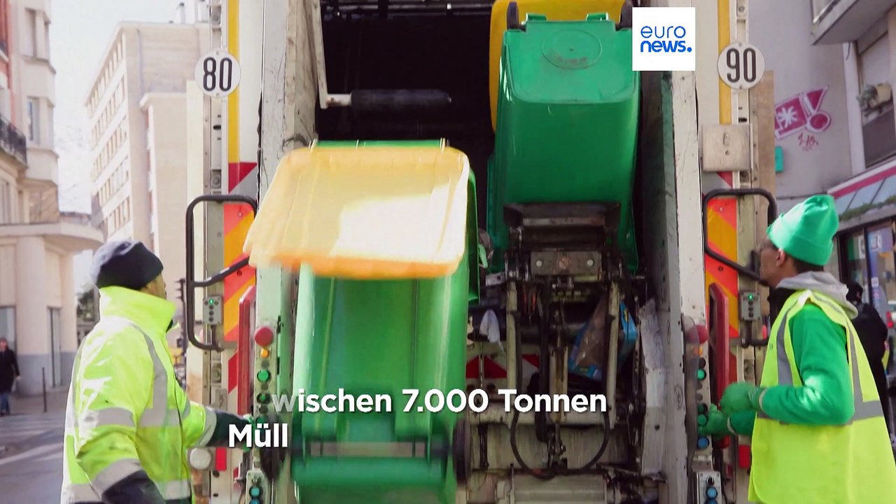 Streik bis mindestens 20. März: Paris holt Verstärkung zur Beseitigung der Müllberge